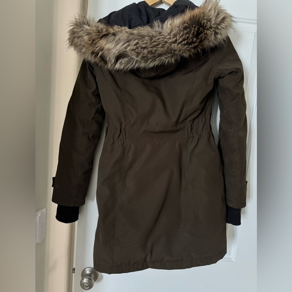 TNA Olive Green Bancroft Parka XS - Picture 4 of 5